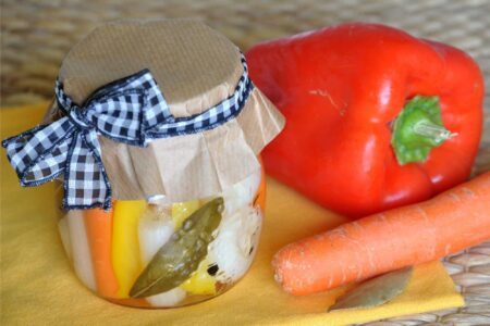 giardiniera in barattolo