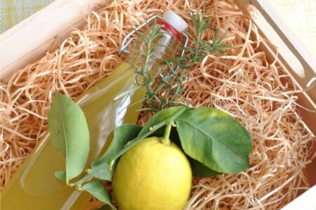 liquore limone e rosmarino