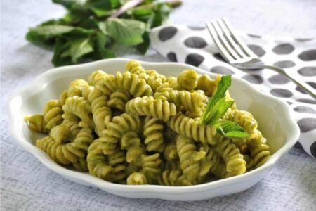 pesto di zucchine e menta